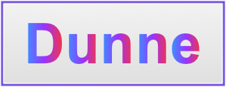 Image of the name Dunne