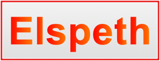 Image of the name Elspeth