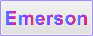 Image of the name Emerson