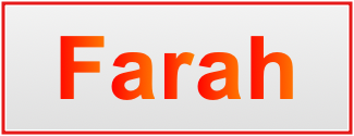 Image of the name Farah