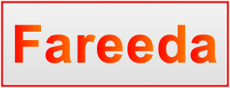 Image of the name Fareeda