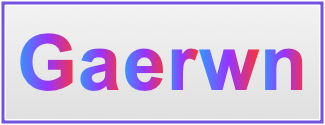 Image of the name Gaerwn Image of the name Gaerwn