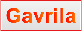 Image of the name Gavrila Image of the name Gavrila