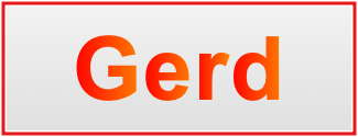 Image of the name Gerd