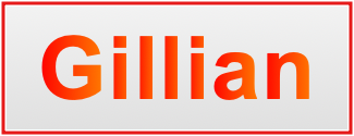 Image of the name Gillian