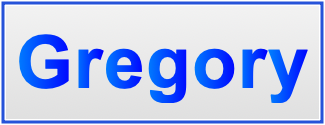 Image of the name Gregory