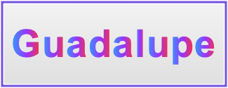 Image of the name Guadalupe