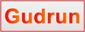 Image of the name Gudrun Image of the name Gudrun
