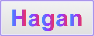 Image of the name Hagan Image of the name Hagan
