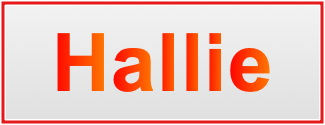 Image of the name Hallie
