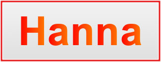 Image of the name Hanna Image of the name Hanna