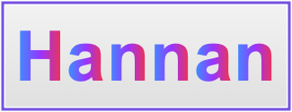 Image of the name Hannan