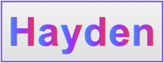 Image of the name Hayden Image of the name Hayden