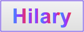 Image of the name Hilary