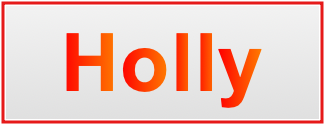 Image of the name Holly