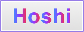 Image of the name Hoshi