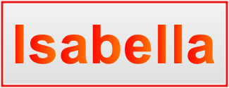 Image of the name Isabella Image of the name Isabella