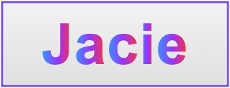 Image of the name Jacie