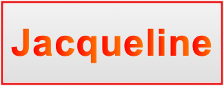 Image of the name Jacqueline