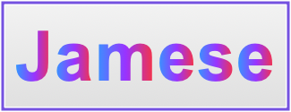 Image of the name Jamese Image of the name Jamese