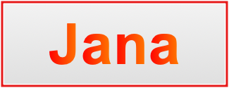 Image of the name Jana