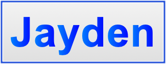Image of the name Jayden