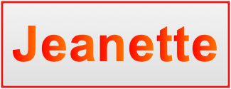 Image of the name Jeanette