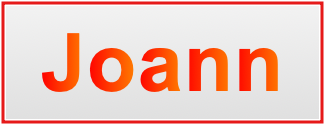 Image of the name Joann