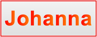 Image of the name Johanna Image of the name Johanna