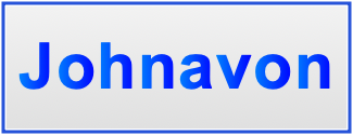 Image of the name Johnavon