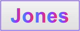 Image of the name Jones Image of the name Jones
