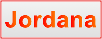Image of the name Jordana