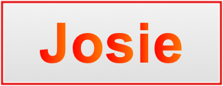 Image of the name Josie Image of the name Josie