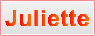 Image of the name Juliette Image of the name Juliette