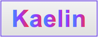 Image of the name Kaelin