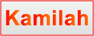 Image of the name Kamilah Image of the name Kamilah