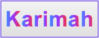 Image of the name Karimah Image of the name Karimah