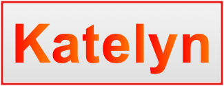 Image of the name Katelyn