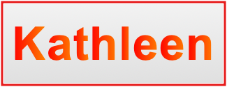 Image of the name Kathleen