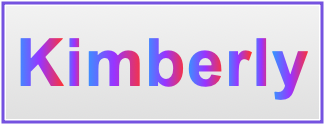 Image of the name Kimberly
