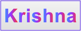 Image of the name Krishna Image of the name Krishna