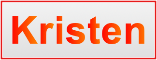 Image of the name Kristen