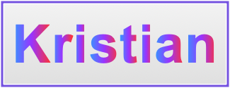 Image of the name Kristian Image of the name Kristian