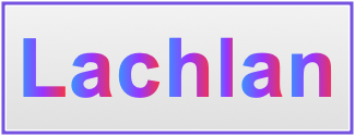 Image of the name Lachlan