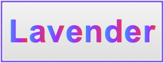 Image of the name Lavender