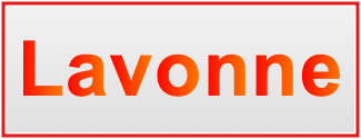 Image of the name Lavonne