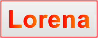 Image of the name Lorena