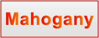 Image of the name Mahogany