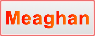 Image of the name Meaghan