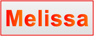 Image of the name Melissa